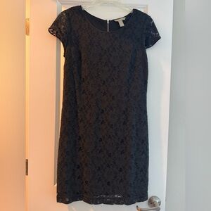 Black Banana Republic Lace Dress